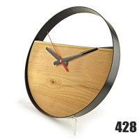 Часы круглые из дерева № 428